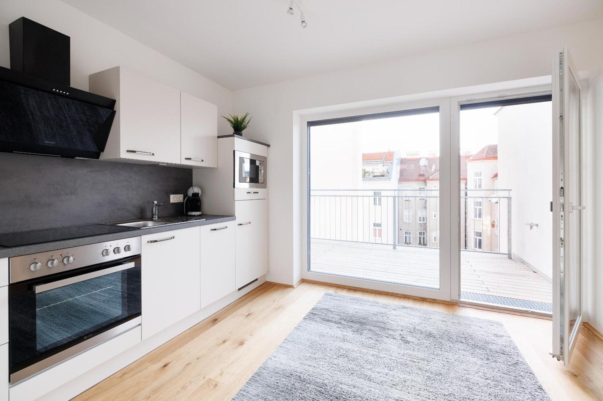 Symphony Apartments 42 - Modern Loft With Terrace And Grill In Central Location Wien Eksteriør billede